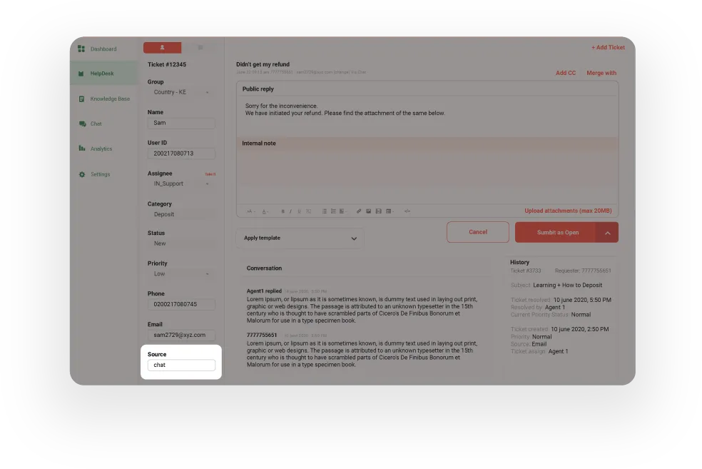 Multi-Channel Customer Support