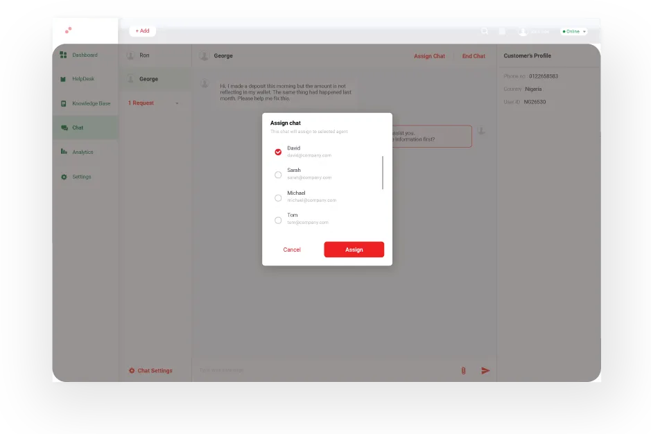 Efficient Chat Handling