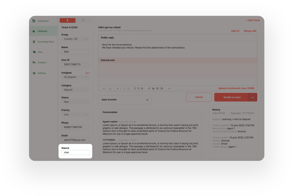 Multi-Channel Customer Support
