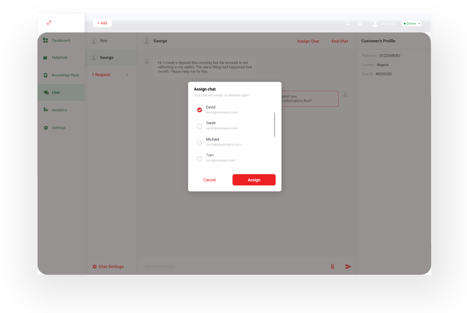 Efficient Chat Handling